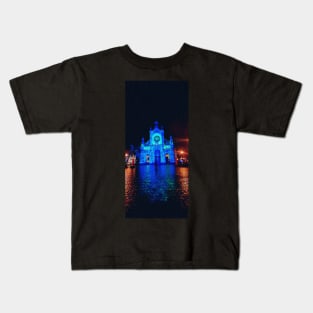 A little Church Blues Kids T-Shirt